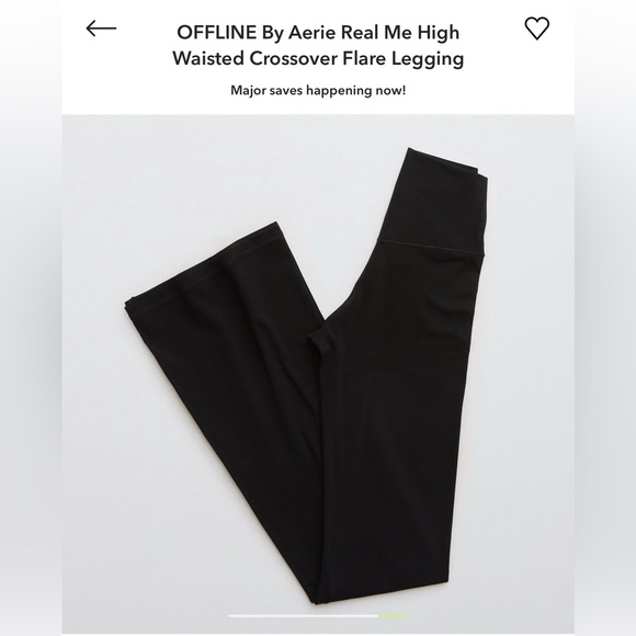 OFFLINE Aerie High Waisted Crossover Flare Legging - Picture 2 of 4